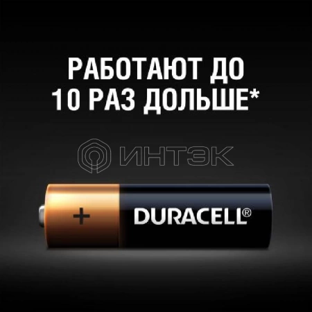 Элемент питания алкалиновый AA/LR6/MN 1500 Basic BP-2 (блист.2шт) Duracell Б0014044/Б0026814 изображение, фото