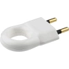 Вилка электрич. каб. Helium 6А 2P+E прямая бел. Legrand 050162 изображение, фото