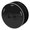 Розетка MultiTrack с 2-мя заряд. устройствами USB тип A+C 18Вт 5В/3А антрацит Systeme Electric MTK13003B изображение, фото