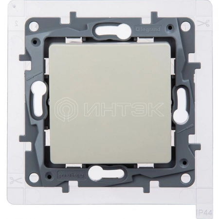 Переключатель 1-кл. Etika 10А IP44 250В безвинтов. зажимы сл. кость IEK 672307 изображение, фото