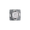 Кнопка нажимная 1-кл. СП Glossa 10А IP20 (сх. 1) 10AX механизм бел. Systeme Electric GSL000115 изображение, фото
