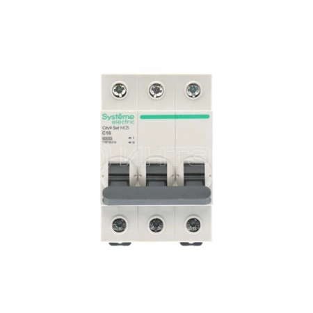 Выключатель автоматический 3п City9 Set (АВ) С 16А 6кА 400В Systeme Electric C9F36316 изображение, фото