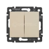 Переключатель проходной 2-кл. СП Valena 10А IP31 250В механизм сл. кость IEK 774308 изображение, фото