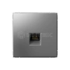 Розетка компьютерная ArtGallery RJ45 кат.6A механизм сталь Systeme Electric GAL000986 изображение, фото