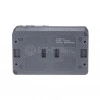 Блок ОП AtlasDesign PROFI IP54 (розетка 1-м 16А заземл. защ. шторки + 2-кл. выключатель 10А) антрацит Systeme Electric ATN544074 изображение, фото
