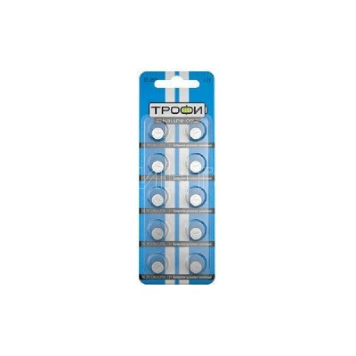 Элемент питания алкалиновый "таблетка" LR754/LR48/G5/393) (блист.10шт) Трофи C0035053 изображение, фото