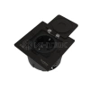 Лючок MultiDesk MDK21 с розеткой 2P+E 16А 250В IP44 с монтажной коробкой для стены фальшпола стола черн. матов. Systeme Electric MDK21102MBA изображение, фото