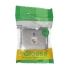 Розетка компьютерная 1-м Glossa RJ45 кат.5E механизм платина Systeme Electric GSL001281K изображение, фото