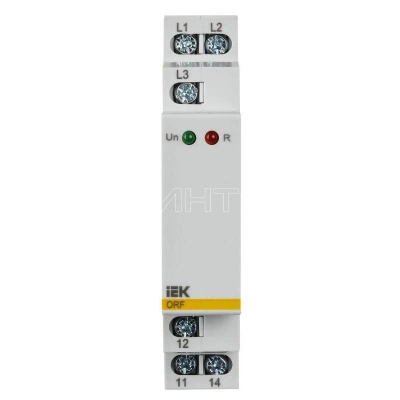 Реле фаз ORF 03 3ф 220-460В AC IEK ORF-03-220-460VAC изображение, фото