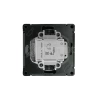 Выключатель кнопочный 1-кл. ArtGallery 10А с подсветкой механизм карбон Systeme Electric GAL001016 изображение, фото