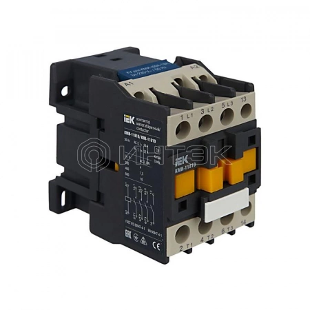 Контактор КМИ-11810 18А 230В/АС3 1НО KARAT IEK KKM11-018-230-10 изображение, фото