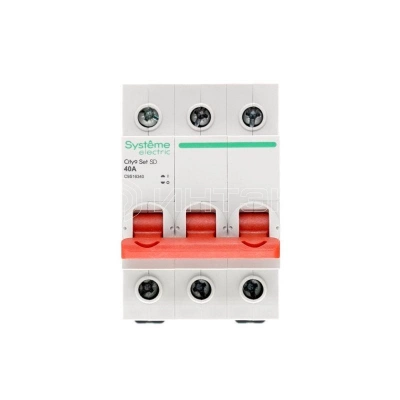 Выключатель нагрузки 3п 40А 400В City9 Set Systeme Electric C9S16340 изображение, фото