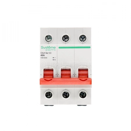 Выключатель нагрузки 3п 40А 400В City9 Set Systeme Electric C9S16340 изображение, фото