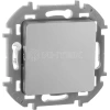 Выключатель 1-кл. Inspiria 10А IP20 250В 10AX механизм алюм. IEK 673602 изображение, фото