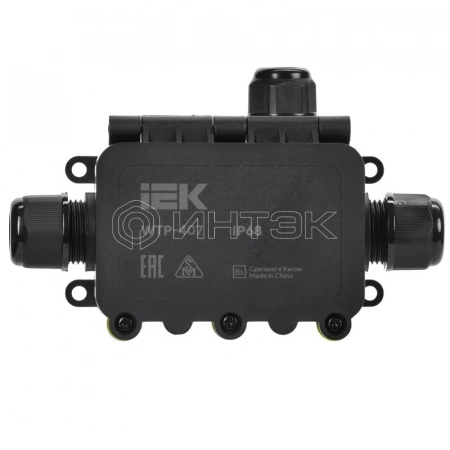 Коробка распределительная герметичная WTP-407 IP68 3 ввода IEK UWB10-T-450-40-03-68 изображение, фото