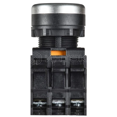 Кнопка d22мм 1НО+1НЗ MASTER с подсветкой зел. IEK MI-BT60-11D-3-12-K06 изображение, фото