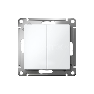 Выключатель 2-кл. AtlasDesign (сх. 5) 10AX с самовозвратом механизм бел. Systeme Electric ATN000117 изображение, фото