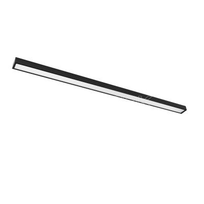 Светильник светодиодный PSO-01 24Вт 4000К IP40 1200х50мм BLACK ДПО/ДСО для реечных потолков IP40 (универсальный монтаж: накладной/подвесной) Pro JazzWay 5058712 изображение, фото