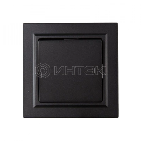 Выключатель 1-кл. СП BRITE ВСР10-1-0-БрЧ 10А в сборе черн. IEK BR-V10-0-10-K02-F изображение, фото