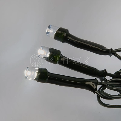 Гирлянда LED ULD-S2000-200/DGA WHITE IP20 20м 200 диодов бел. свет провод зел. Uniel UL-00007309 изображение, фото