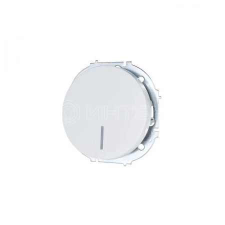 Выключатель 1-кл. СП O Systeme ElectricN 10А IP20 с подсветкой механизм бел. LEZARD 743-0288-111 изображение, фото