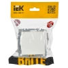 Розетка BRITE РСбш10-3-44-БрБ 16А IP44 с заземл. защ. шторки с крышкой механизм бел. IEK BR-R16-16-44-K01 изображение, фото