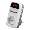 Реле напряжения «вилка-розетка» с дисплеем 16А Rexant 10-6040 изображение, фото