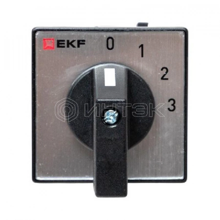 Переключатель кулачковый ПК-1-101 1п 25А "0-1-2-3" EKF pk-1-101-25 изображение, фото