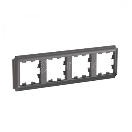Рамка 4-м AtlasDesign Antique универс. мокко Systeme Electric ATN100604 изображение, фото
