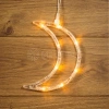 Фигура светодиодная "Месяц" 185х145х10мм 8LED тепл. бел. 1Вт 4.5В IP20 на присоске с подвесом элементы питания 3хAAA (в компл.) Neon-Night 501-014 изображение, фото