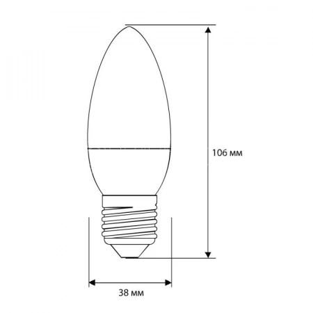 Лампа светодиодная LED-C35-11W-E27-4K 11Вт свеча 4500К бел. E27 180-240В Ergolux 13622 изображение, фото