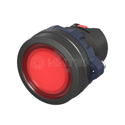 Головка кнопки плоская прозрачная без фиксации красн. DKC M22P-FMLRP изображение, фото
