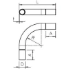Дуга для трубы d20мм SBN20 FT гор. цинк. OBO 2046817 изображение, фото