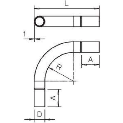 Дуга для трубы d20мм SBN20 FT гор. цинк. OBO 2046817 изображение, фото