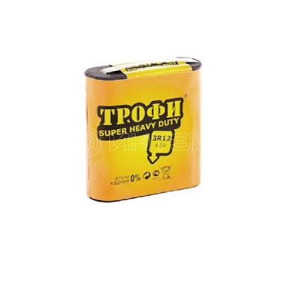 Элемент питания солевой "квадрат" 3R12-1S Трофи C0034622 изображение, фото