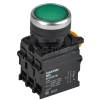 Кнопка d22мм 1НО+1НЗ MASTER с подсветкой зел. IEK MI-BT60-11D-3-12-K06 изображение, фото