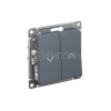 Выключатель для жалюзи 2-кл. AtlasDesign 10А механизм грифель Systeme Electric ATN000719 изображение, фото