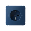 Розетка ArtGallery 16А с заземл. защ. шторки механизм аквамарин Systeme Electric GAL001145 изображение, фото