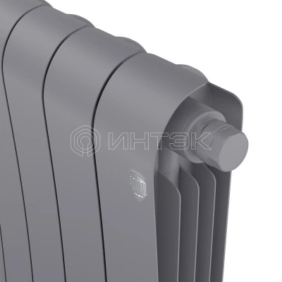 Радиатор биметаллический Royal Thermo Infinity 500 Silver Satin VR80 - 4 секц. изображение, фото