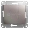 Выключатель 3-кл. СП Glossa 10А IP20 (сх. 3) 10AX механизм платина Systeme Electric GSL001231 изображение, фото