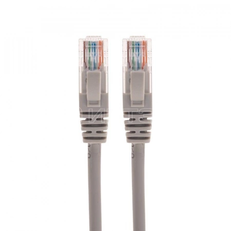 Патч-корд U/UTP CAT 5e RJ45-RJ45 26AWG LSZH сер. 2м Rexant 02-0100-2 изображение, фото