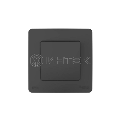 Переключатель 1-кл. СП Blanca 10А IP44 (сх.6) 250В антрацит Systeme Electric BLNVS410606 изображение, фото