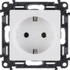 Розетка 1-м СП Valena Life 16А IP2X 250В 2P+E безвинтов. клеммы с лицев. панелью механизм бел. Legrand 753421 изображение, фото