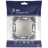 Выключатель Elegance 14-1102-16 250В 10АХ с подсветкой титан Эра Б0065785 изображение, фото