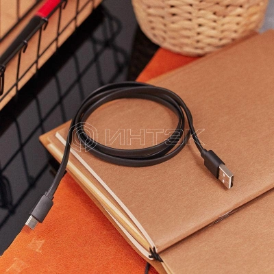 Кабель USB USB Type-C черн. SOFT TOUCH 1 метр Rexant 18-1888 изображение, фото