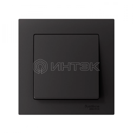 Выключатель 1-кл. СП AtlasDesign 10А IP20 (сх. 1) 10AX в сборе карбон Systeme Electric ATN001012 изображение, фото