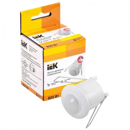 Детектор движения ДД 301 800Вт 360град. 6М IP20 бел. IEK LDD11-301-800-001 изображение, фото