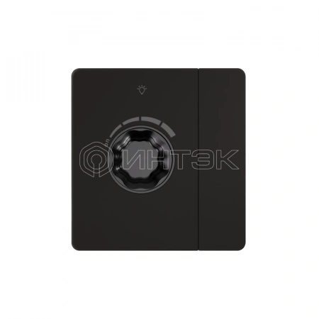Светорегулятор 1-кл. СП TRIAC Systeme Infinity 10А 300Вт 250В с выключателем полярная ночь Systeme Electric FSE001021 изображение, фото