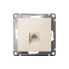 Розетка компьютерная 1-м AtlasDesign RJ45 кат.5E механизм беж. Systeme Electric ATN000283 изображение, фото