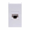 Розетка компьютерная 1-м 1мод. Viva RJ45 кат.5E бел. DKC 45038 изображение, фото